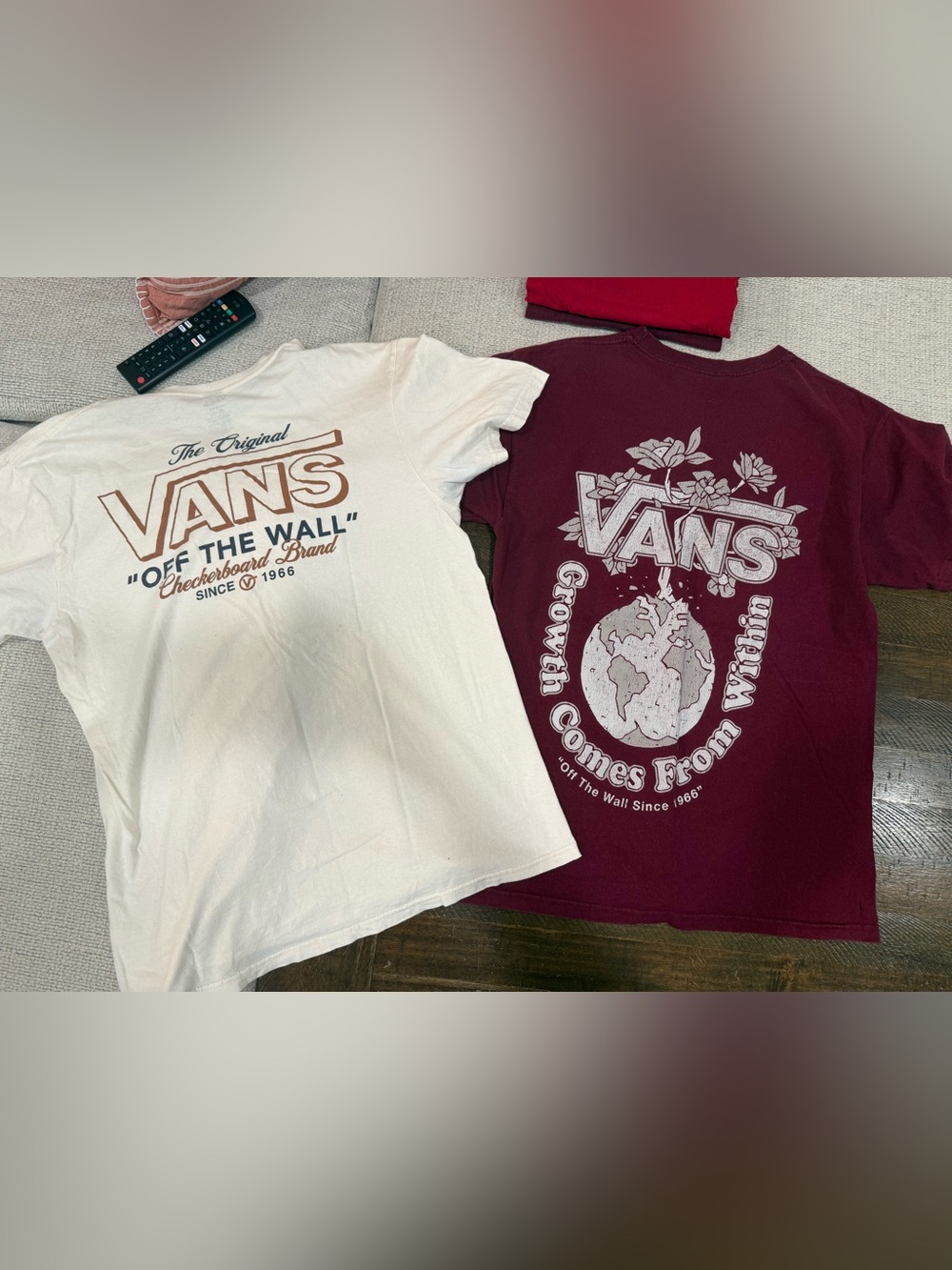 Bundle of 4 Men’s Vans Graphic T-Shirts - Size Medium
